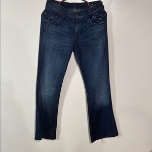 Citizens Of Humanity Blue Flare Wide Leg Jeans